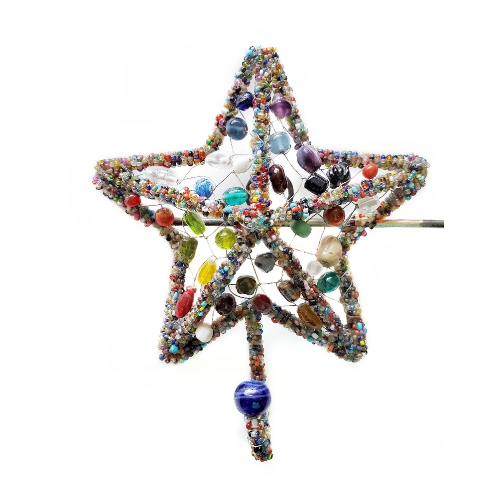 Beaded Stars Coat Rack - Picture 2 of 3